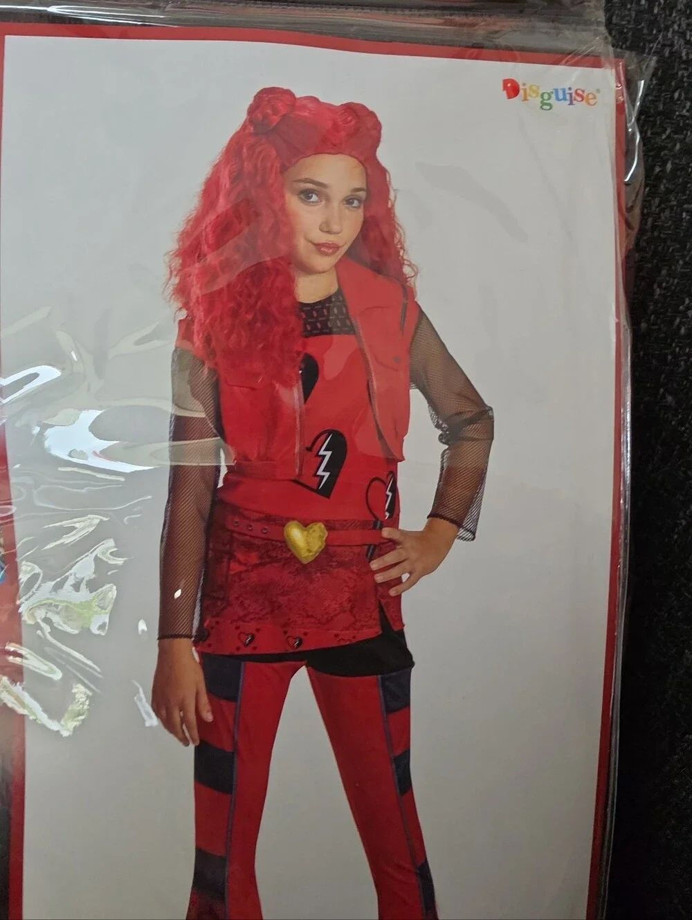 NIP Disguise Girl L(10-12) Disney Descendants The Rise Of Red Halloween  Costume